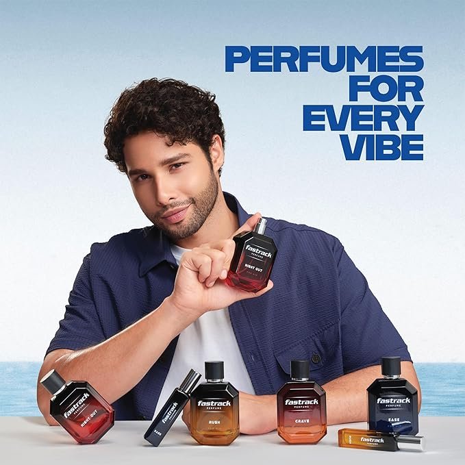 Fastrack Perfume Ease | Perfume for Men |100 ml EDP | Long lasting Smell | Aqua perfume for men | Crafted by European experts| Best Gift for Men - Image 4