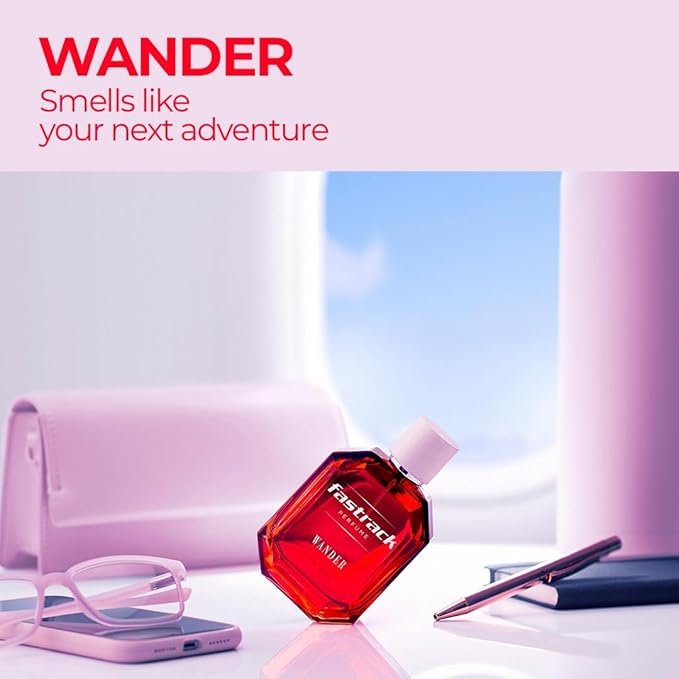 Fastrack Perfume Wander |Scent for women | 100 ml EDP |Long lasting Smell |Oriental fragrance crafted by European experts|Best gift for women