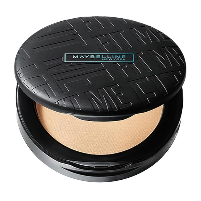 Maybelline New York Fit Me Compact Powder, Matte + Poreless Compact Powder, upto 16 hours of Oil Control with SPF 32 PA+++ and UV filters & ideal for normal to oily skin – 128 Warm Nude|6g