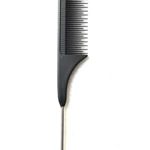 Tony &Guy Professional Antistatic TAIL COMB WITH STEEL PIN (Black)