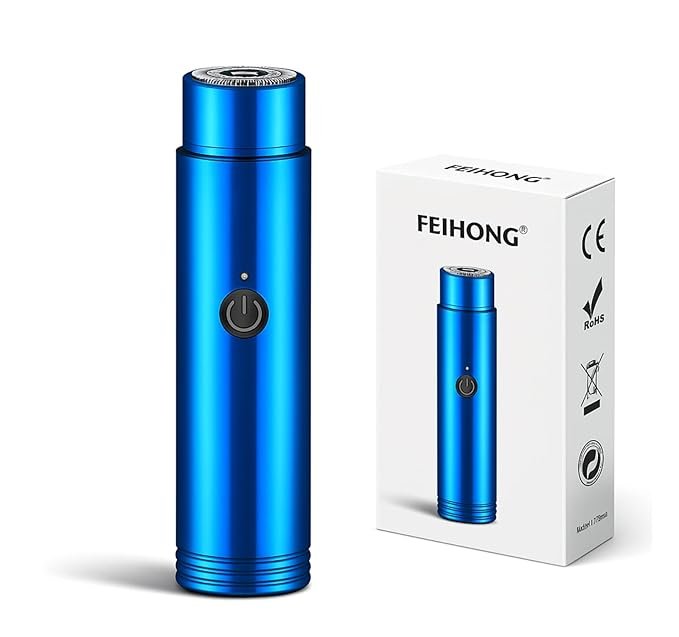 Mini Electric Shaver with USB Rechargeable Battery | Waterproof Facial Hair Remover and Beard Grooming Razor for Men and Women