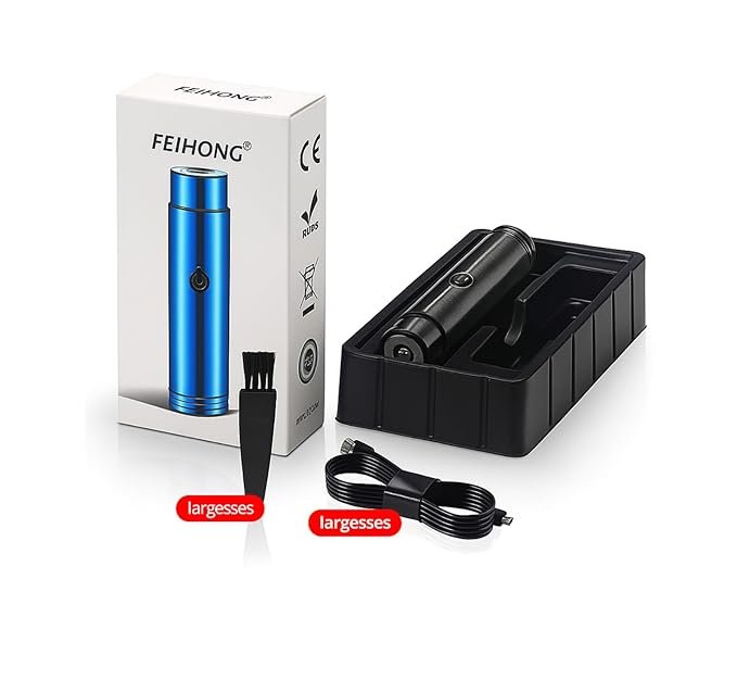 Mini Electric Shaver with USB Rechargeable Battery | Waterproof Facial Hair Remover and Beard Grooming Razor for Men and Women