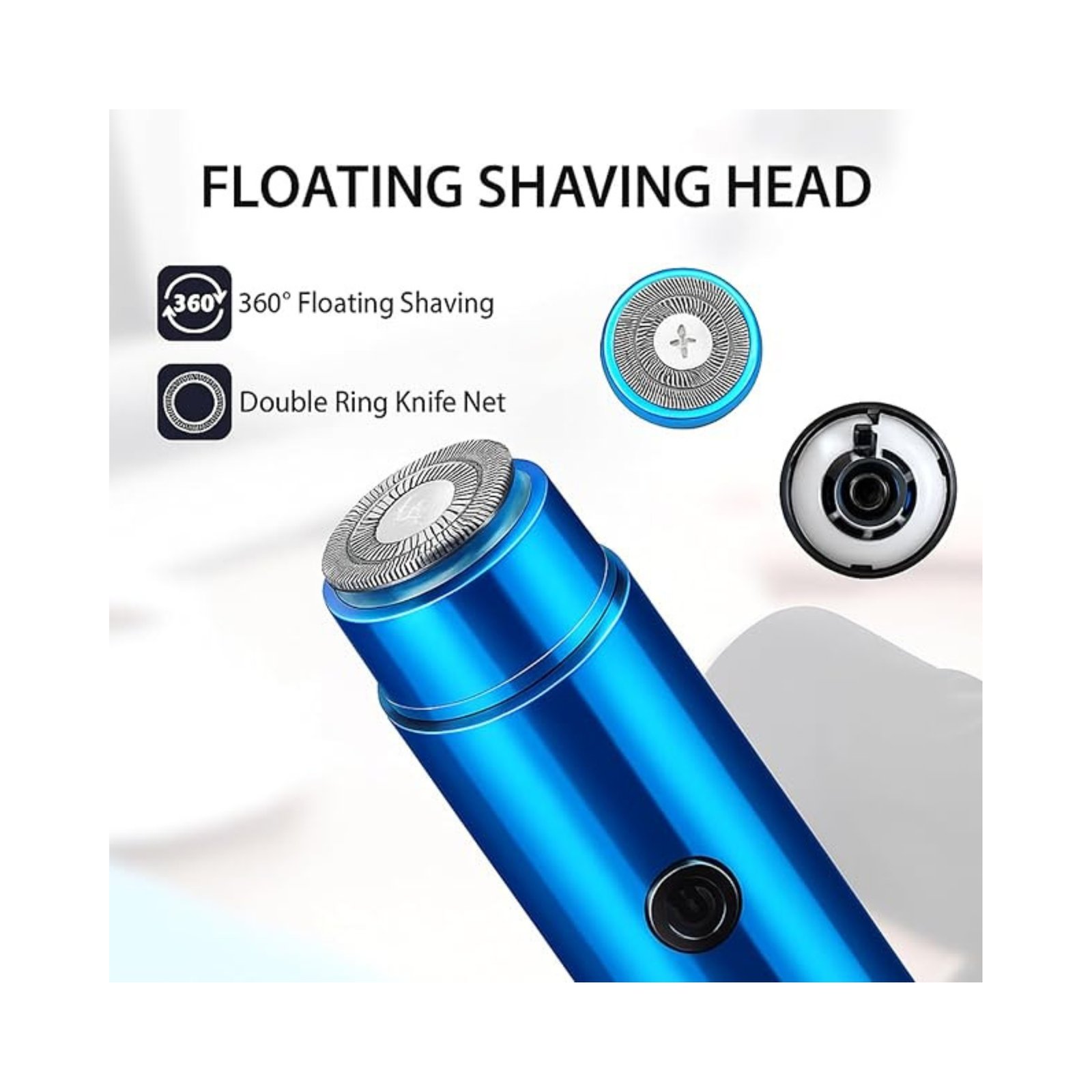 Mini Electric Shaver with USB Rechargeable Battery | Waterproof Facial Hair Remover and Beard Grooming Razor for Men and Women - Image 4