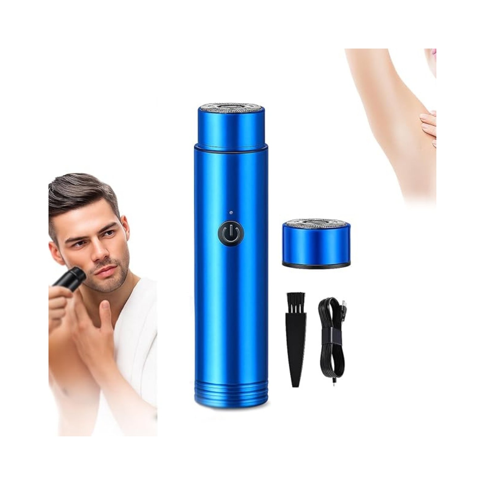 Mini Electric Shaver with USB Rechargeable Battery | Waterproof Facial Hair Remover and Beard Grooming Razor for Men and Women - Image 5