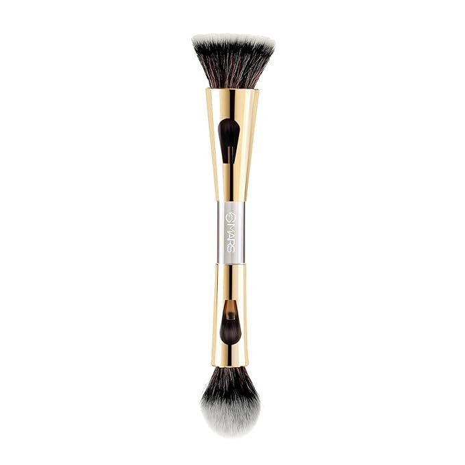 MARS 4 in 1 Travel Brush | With Ultra Soft Bristles | Face Powder Blending BrushBs02 | Dense and Fluffy brush BS02