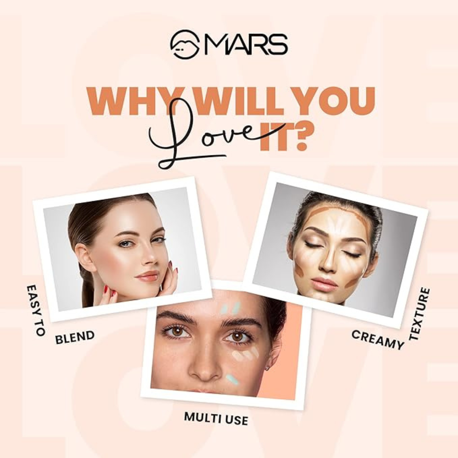 MARS PREMIUM PREMIUM Cover Rangers Creamy Matte Concealer And Corrector Palette | Easy To Blend & Lightweight Concealer For Face Makeup (24 Gm) (01-Multicolor)-SH7711