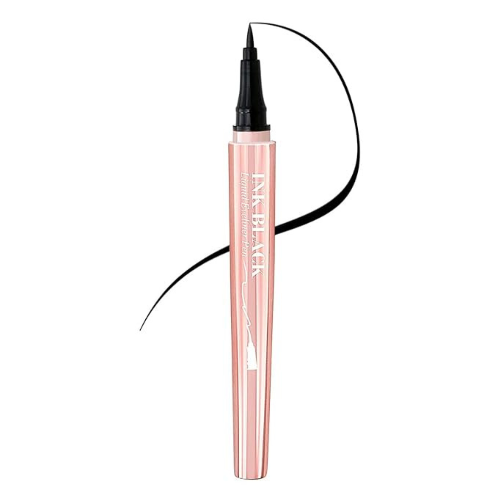 MARS Ink Black Liquid Pen Eyeliner | Smudge Proof & Waterproof Eye liner | Long Lasting Matte Finish | Ultra Fine Tip (1ml) (Black)