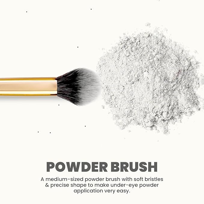 Artist’s Arsenal Professional Powder make up Brush for Face | Feather Soft Touch | Precise Synthetic Bristle | Luxe Packaging makeup brush (Golden)-sh7711