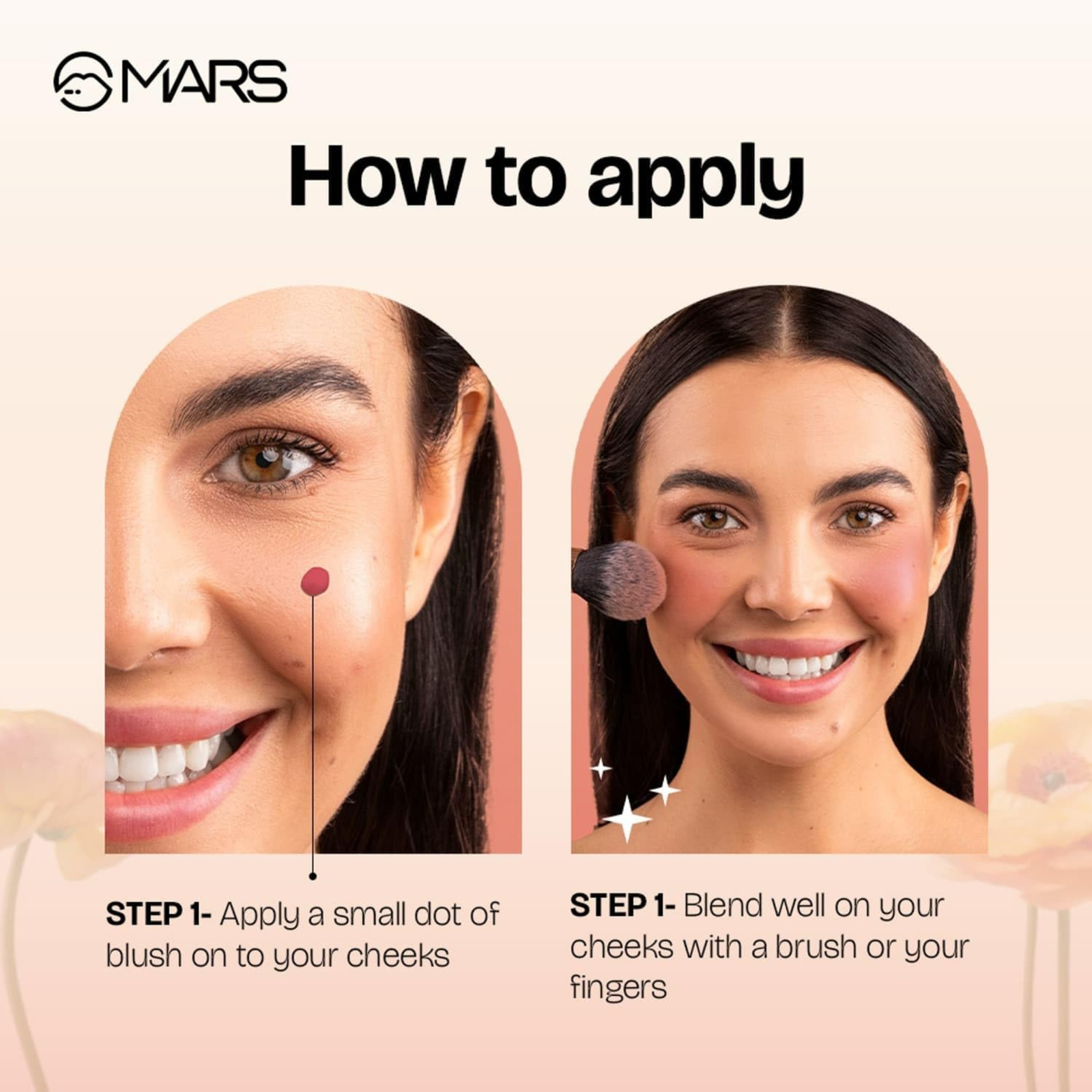 MARS Liquid Blush Hour (12 ml) (01-DAWN) | Dewy-Matte Finish | Highly Pigmented | Lightweight & Long-Lasting Formula | Effortless Application - Image 5