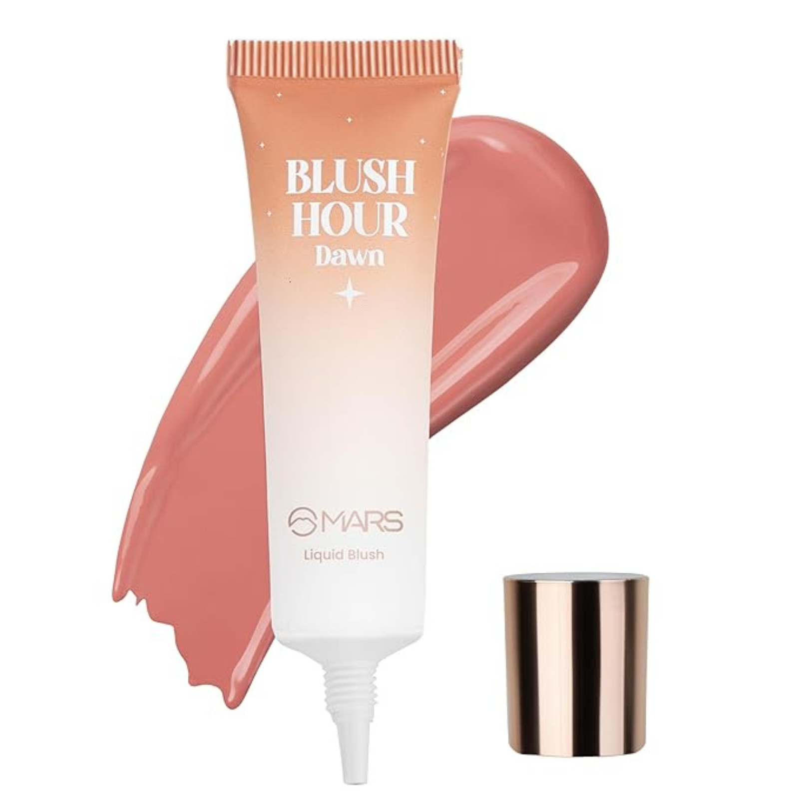 MARS Liquid Blush Hour (12 ml) (01-DAWN) | Dewy-Matte Finish | Highly Pigmented | Lightweight & Long-Lasting Formula | Effortless Application