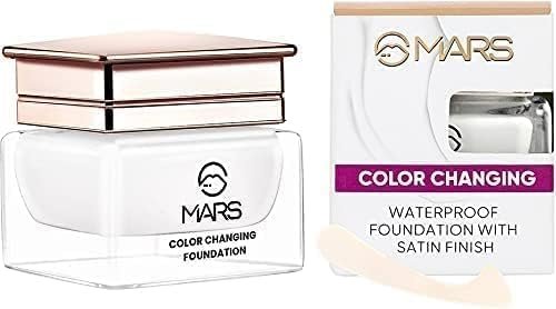 Pratham Color Changing Foundation Cream for all skin Full Coverage, Waterproof Liquid with Satin Finish, Magic Skin Tone Adapting Formula 25g