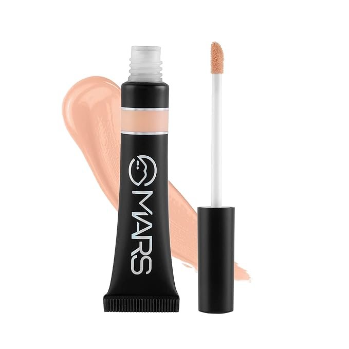 MARS Seal the Deal High Coverage Concealer | Lightweight & Creamy Formula | Easy to Blend (10.0 gm) (Creamy Beige)