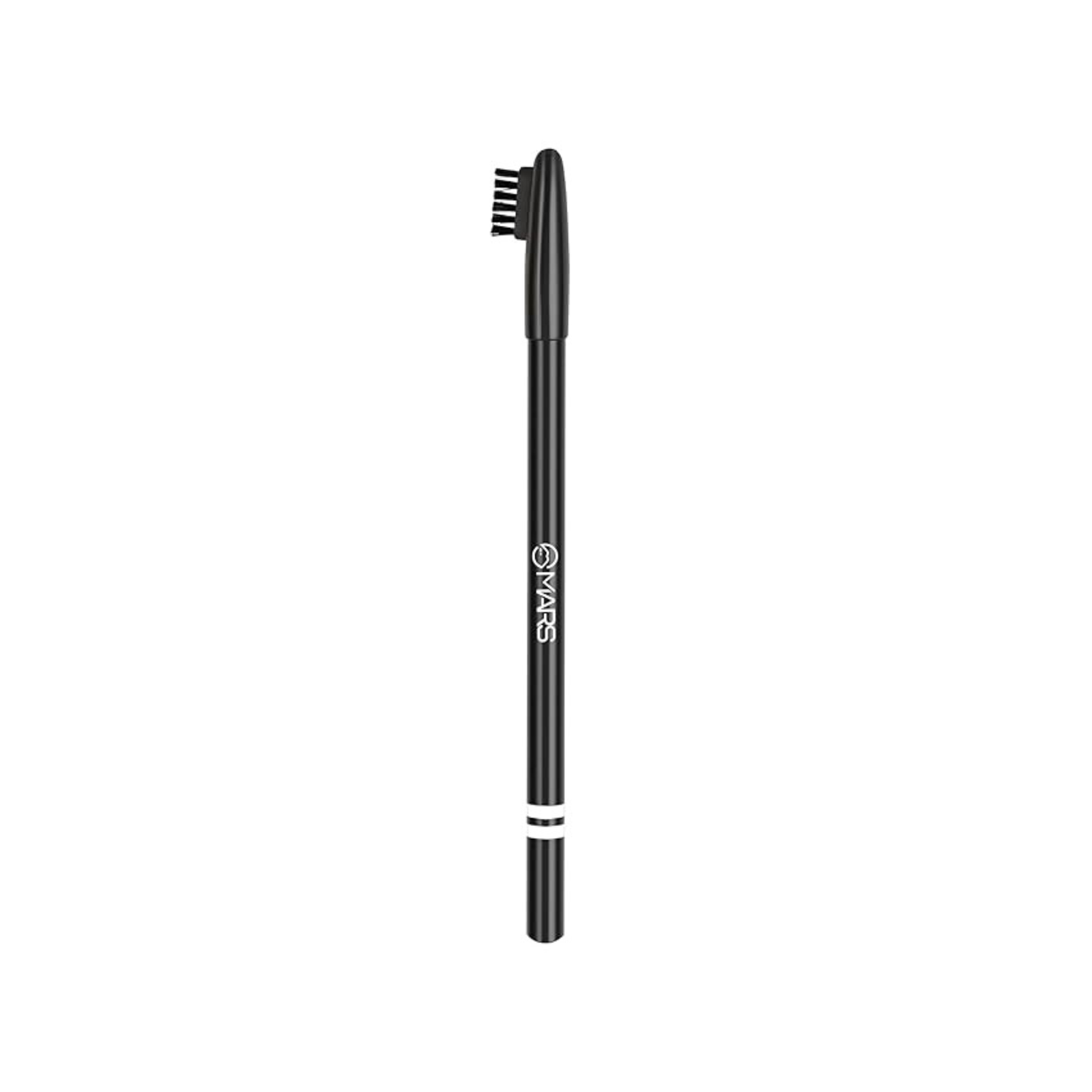 MARS Eyebrow Pencil With Spoolie | Long Lasting & Smudge Proof | High Pigmented Eyebrow Pencil | 1.2 gm | Black