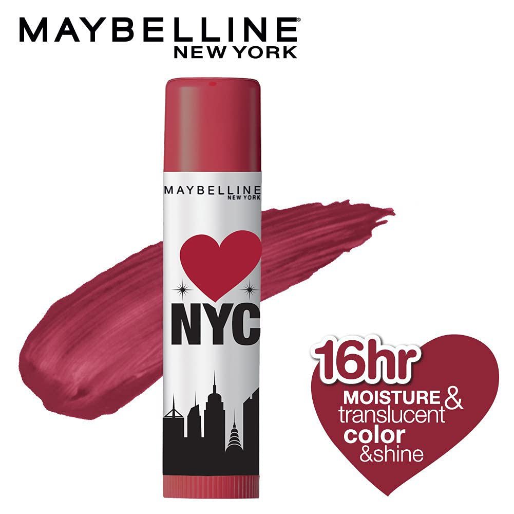 Maybelline New York Baby Lips Loves NYC Lip Balm, Highline Wine & Manhattan Mauve (Pack of 2) 4g+4g - Image 2