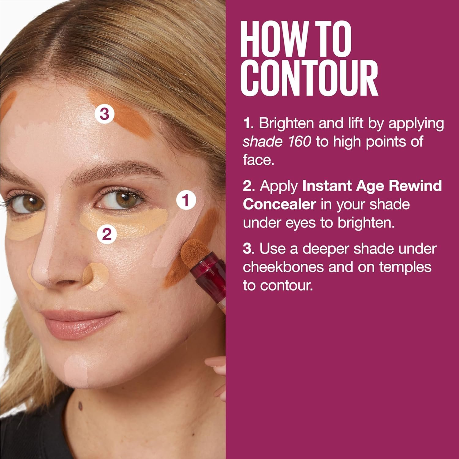 Maybelline New York Instant Age Rewind Eraser Stick Dark Circles Treatment Multi-Use Concealer, Ivory, 0.2 Fl Oz (Pack Of 1) Radiant & Sheer Finish - Image 6
