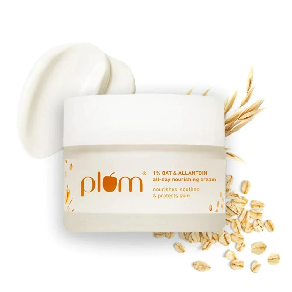 Plum 1% Oat & Allantoin All-Day Nourishing Cream with Vitamin E & B5 – 50 g