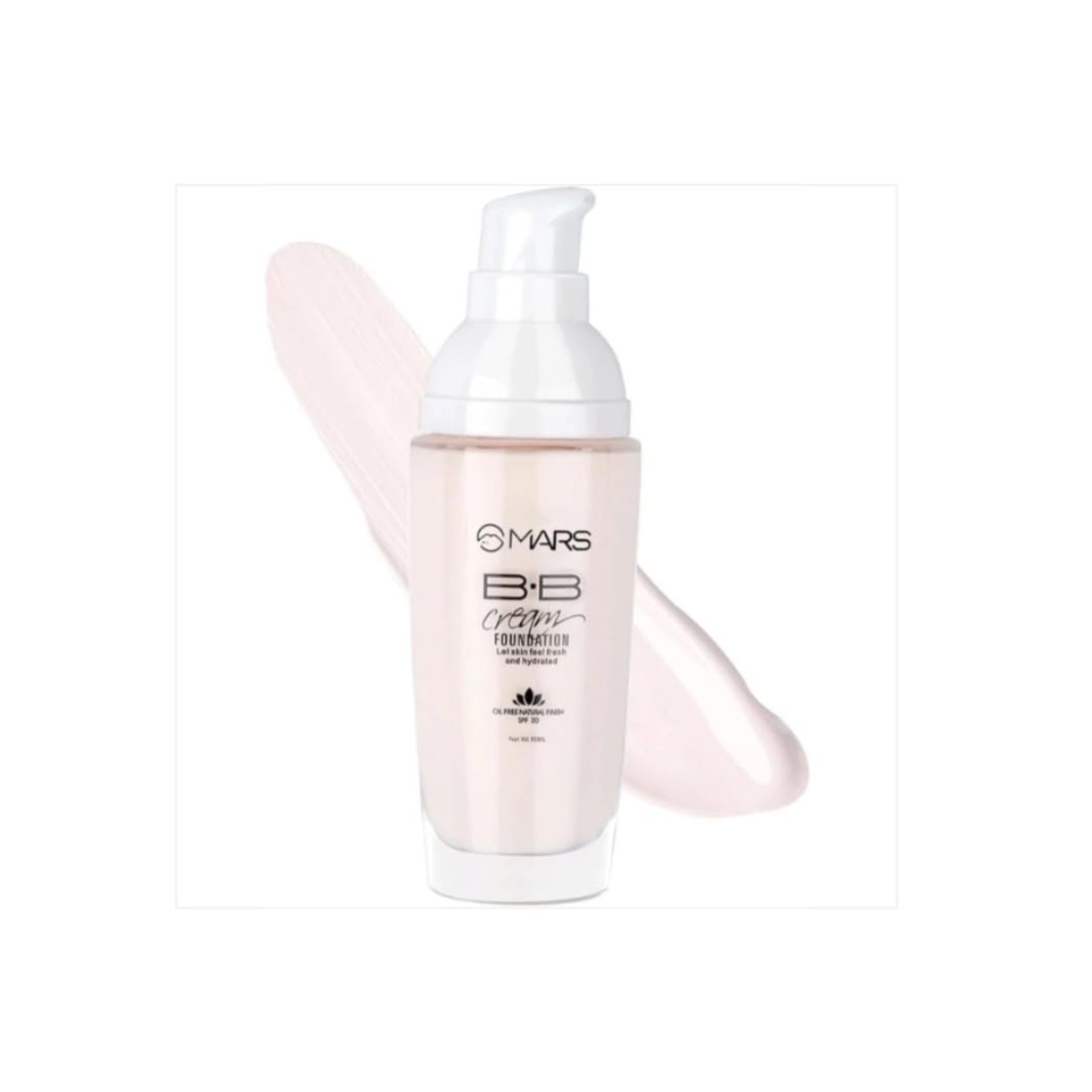 Mars Bb Cream Makeup Foundation For Women Spf 20 Oil Free Natural Finish Waterproof Long Lasting F12 50ml (Pack Of 1). (101-Ivory, Free Size)