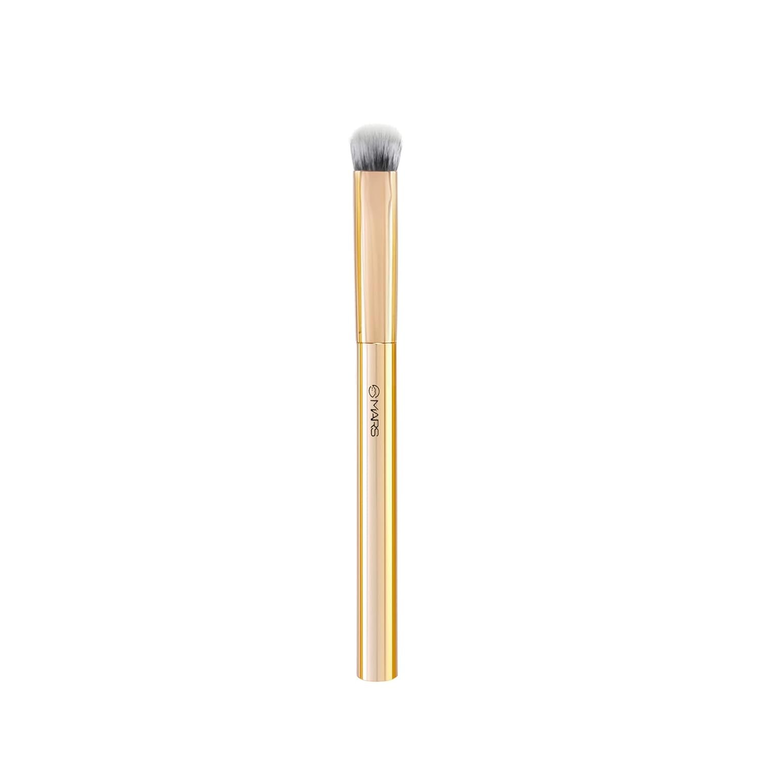 MARS Artist’s Arsenal Professional Flat Eyeshadow Makeup Brush | Feather Soft Touch | Precise Synthetic Bristle | Perfect for Eyeshadow | Luxe Packaging Makeup Brush (Golden)