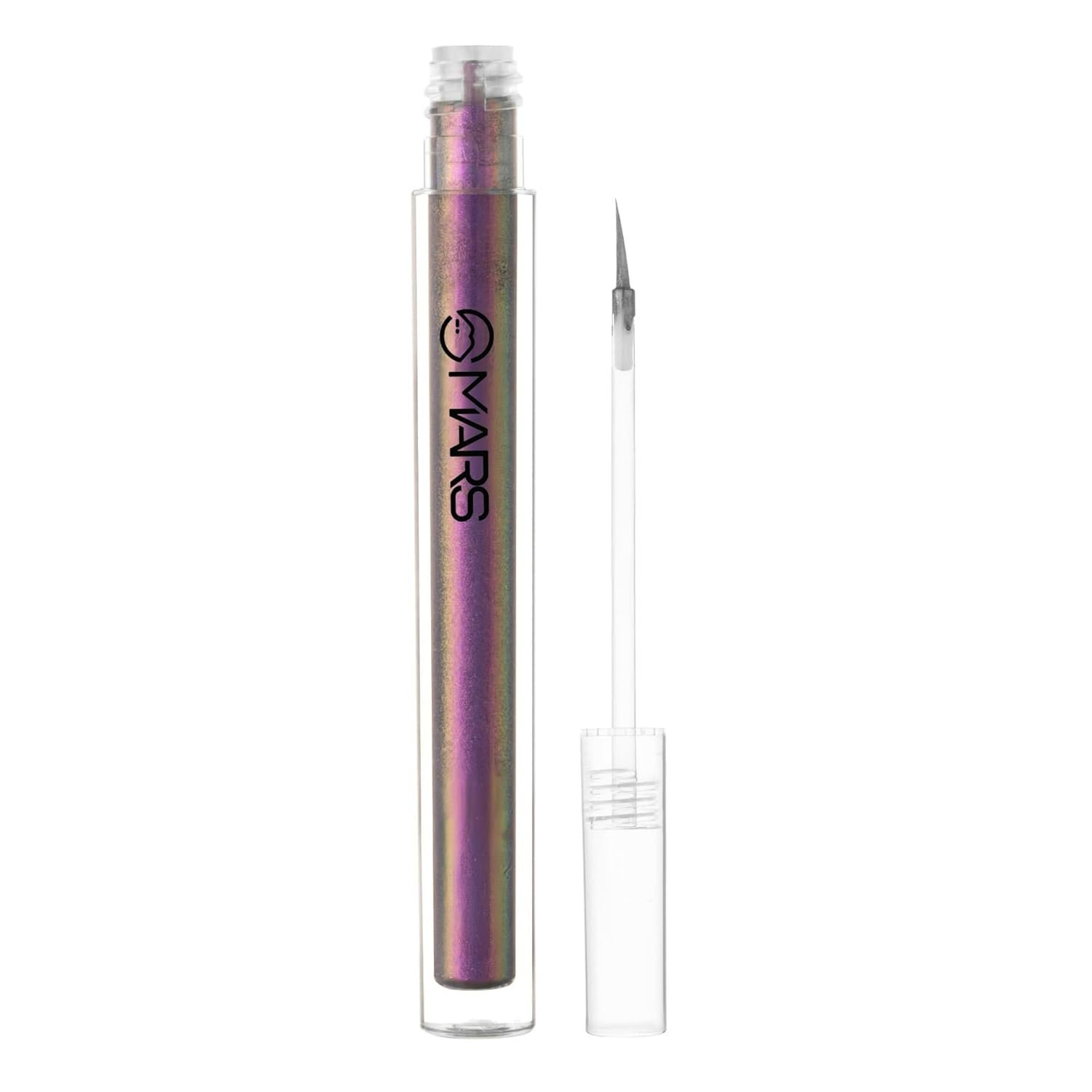 MARS Northern Lights Duo Chrome Shimmery Liquid Eyeliner (1.5 ml) (01-POLAR PINK) | Quick Dry Formula | Water Resistant | Smudgeproof | Rich Pigmentation | Effortless Application |Enhance Eyeliner Art
