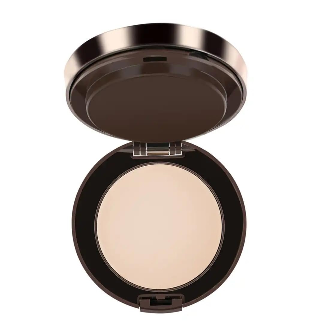 MARS 3 in 1 Airbrush Compact Powder | Matte Finish Oil Control Face Makeup | Lightweight Buildable Coverage for All Skin Types | 12g (SHADE-2) - Image 2