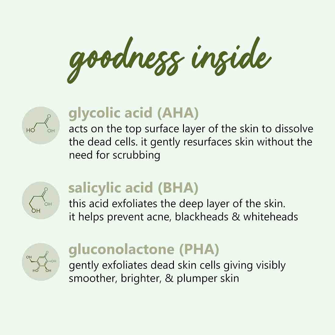 Plum 10% AHA + 5% PHA + 0.5% BHA Chemical Peel with Green Tea - Image 3