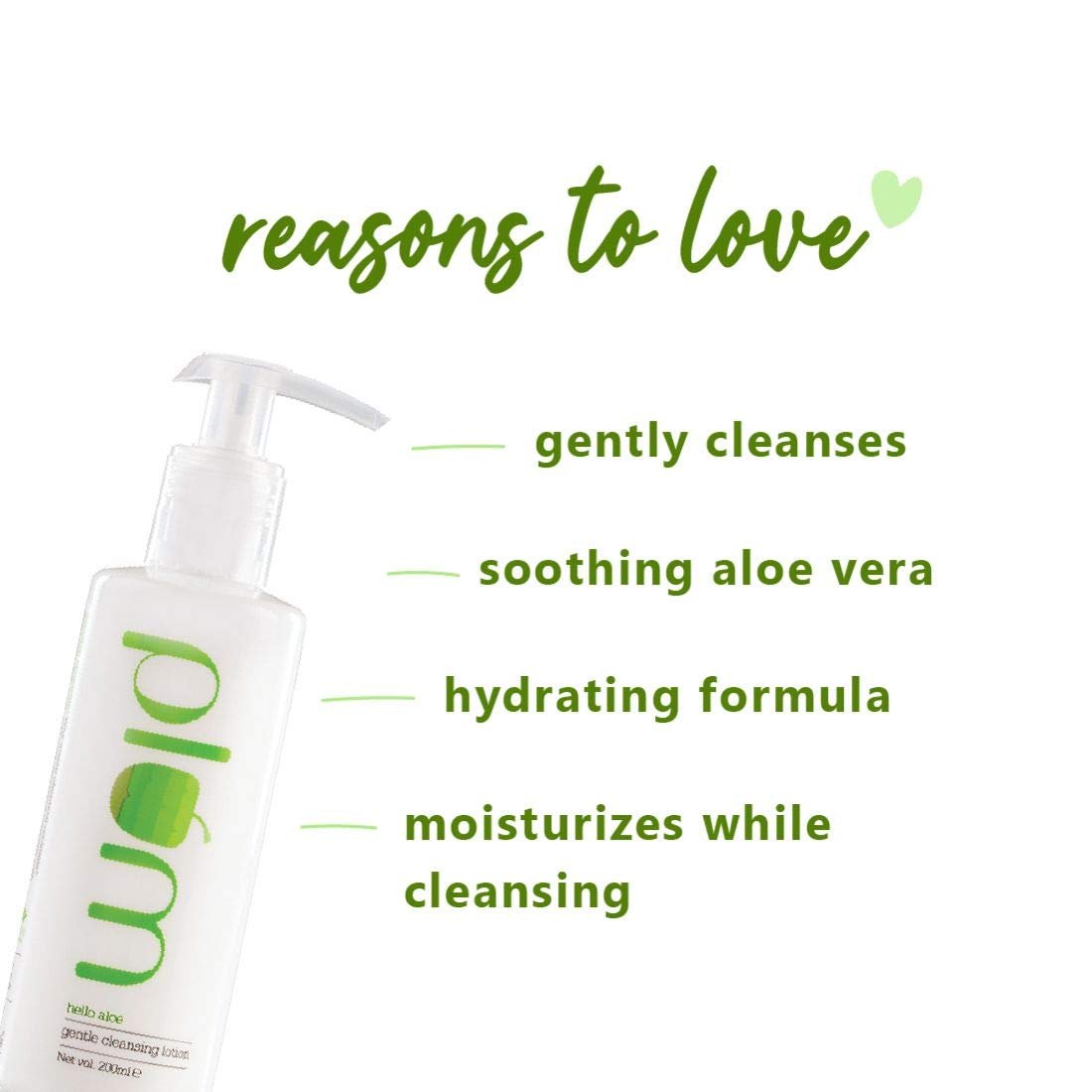 Plum Hello Aloe Gentle Cleansing Lotion, 200ml