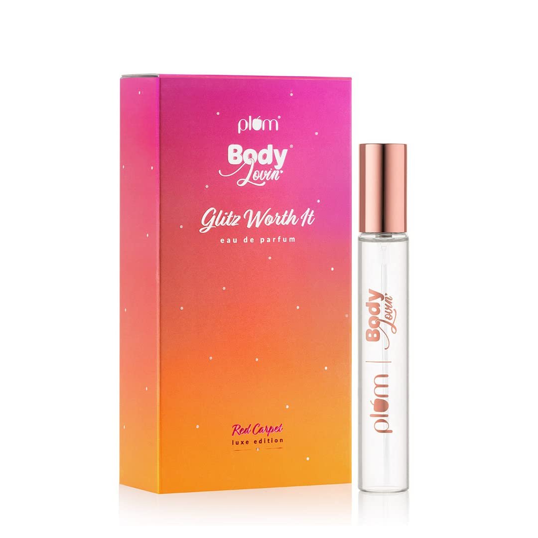 Plum BodyLovin’ Glitz Worth It Eau De Parfum (15 ml) | Red Carpet Collection | Floral Fragrance | Long-lasting Perfume