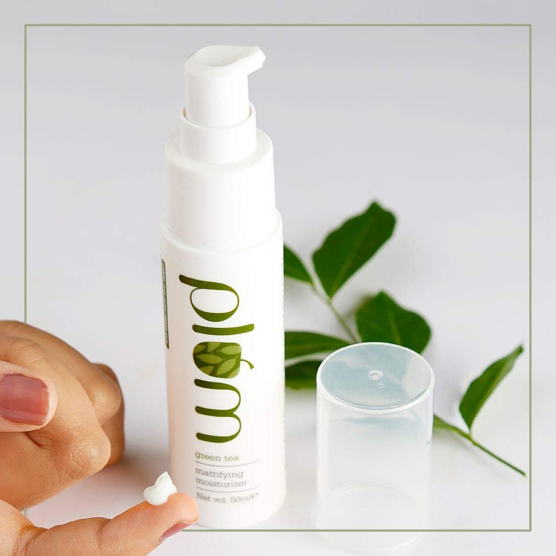 Plum Hello Aloe Just Gel Set of 2 Pump Packs for Skin & Hair& Plum Green Tea Mattifying Moisturizer for Daily Use| 50ml - Image 3