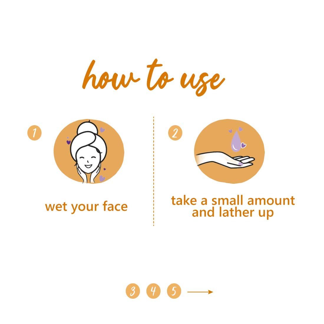 Plum Chamomile & White Tea Revival Face Wash | Mild Cleansing for Instant Glow | For Normal, Combination Skin | 100% Vegan, Cruelty Free | 75ml - Image 5