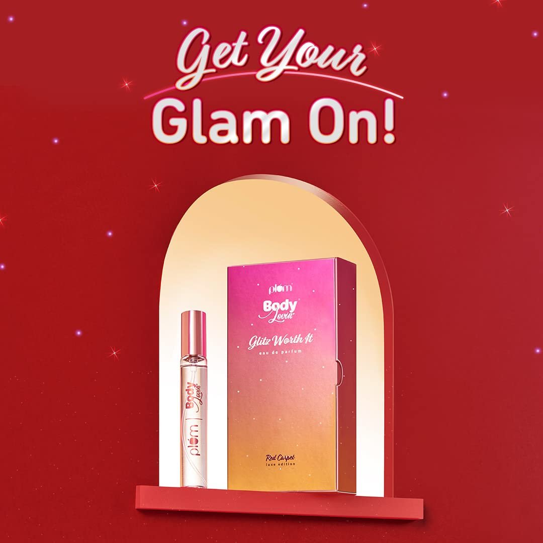 Plum BodyLovin’ Glitz Worth It Eau De Parfum (15 ml) | Red Carpet Collection | Floral Fragrance | Long-lasting Perfume - Image 2
