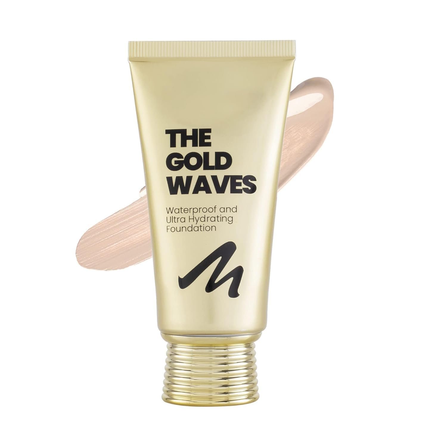 Mars The Gold Waves Waterproof Matte Foundation For 18 Hrs Long Lasting Stay Full Coverage F10 50ml (Pack Of 1). (102-Beige, Free Size)