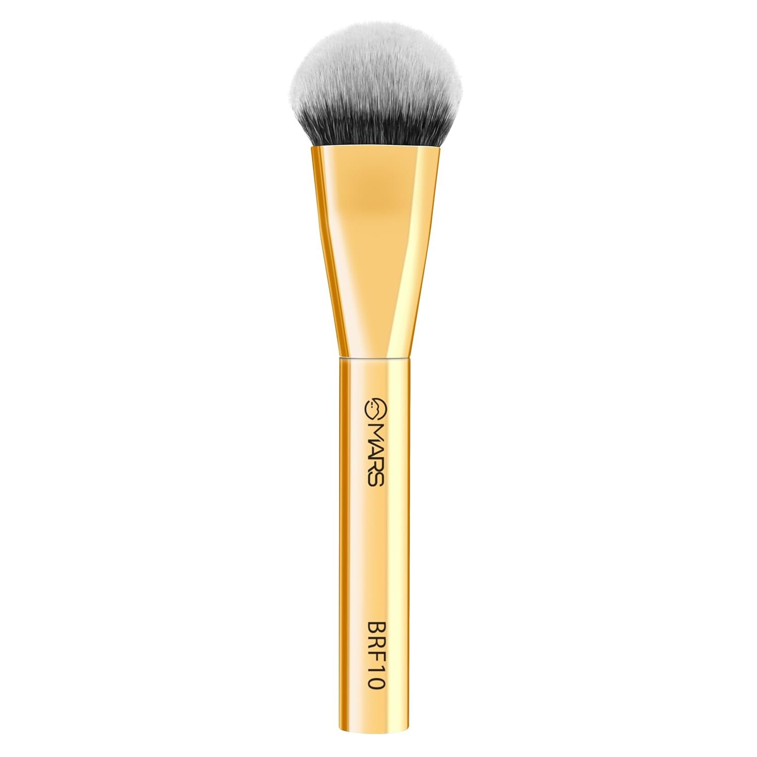MARS Artist’s Arsenal Flat Foundation Brush | Superior Coverage | Flawless Finish | Effortless Application | Soft Synthetic Bristles | Ergonomic Handle | Versatile Function | Luxe packaging (Golden)