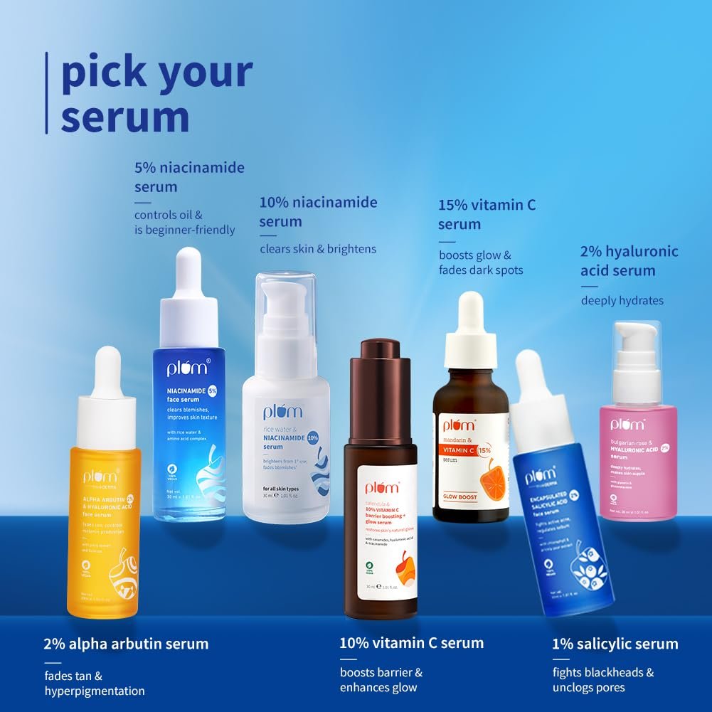 Plum 2% Encapsulated Salicylic Acid Face Serum | Fights Active Acne, Controls Oil & Soothes Inflammation | Lightweight & Quick-Absorbing Serum for Face | for All Skin Types | for Women & Men | 10ml