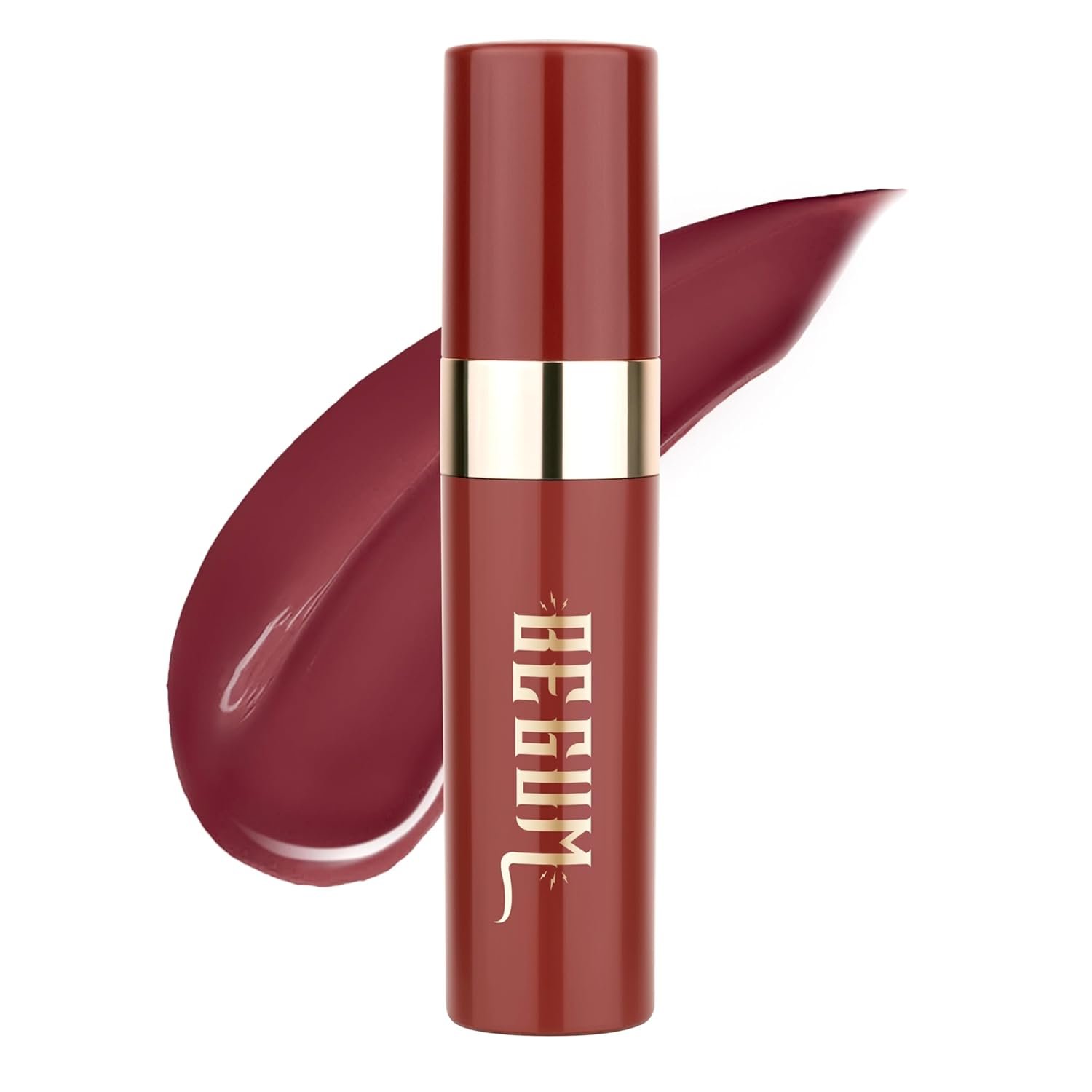 MARS Cinemagic Transfer-Proof Lip Gloss (2.4ml) (02-BEGUM) | Intense High-Shine Color | Upto 12 hr Long-Lasting | Smudge-Proof | Lightweight | Comfortable | Doe-Foot Easy Applicator