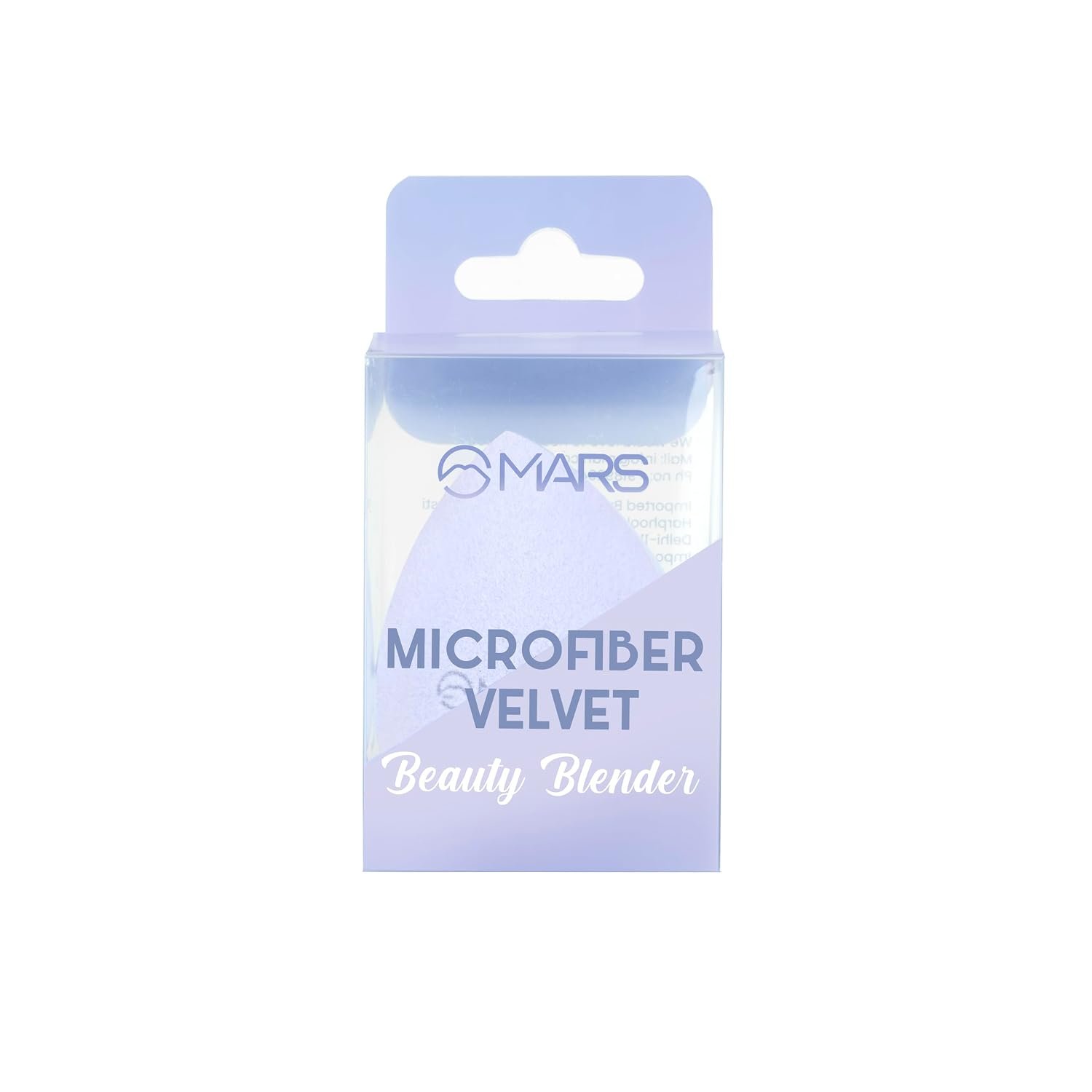 MARS Microfiber Velvet Beauty Blender for makeup | Less Wet & Dry Product Absorption | Premium Makeup Blender Sponge | Super Soft Velvety Texture | Latex Free | Skin Friendly