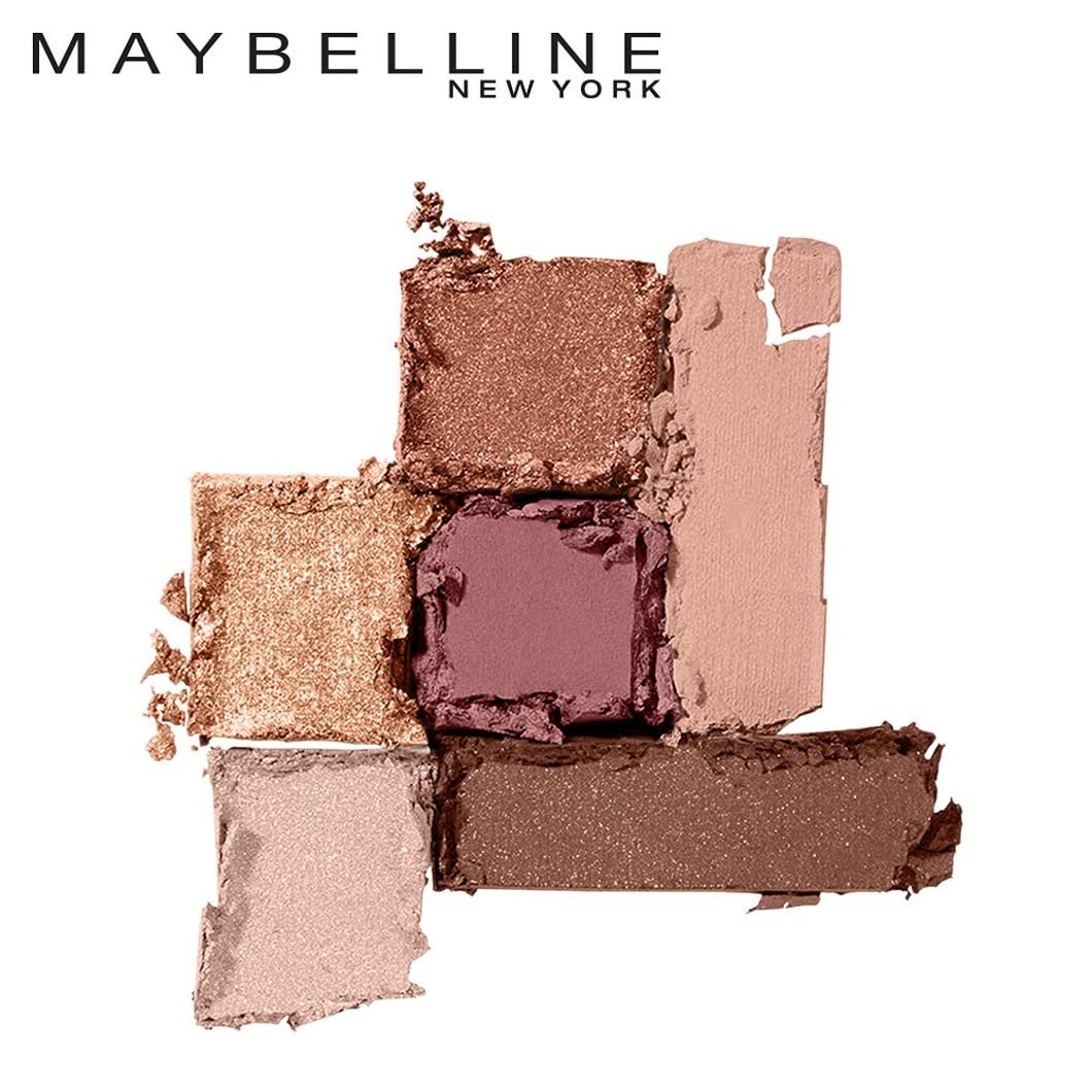 Maybelline New York The City Mini Eye Shadow Palette - 5th Avenue Sunset, 6 Highly Blendable Shades, Shimmer & Metallic Finish. The City Mini Eyeshadow Palette is Pigmented & Long-lasting - Image 2