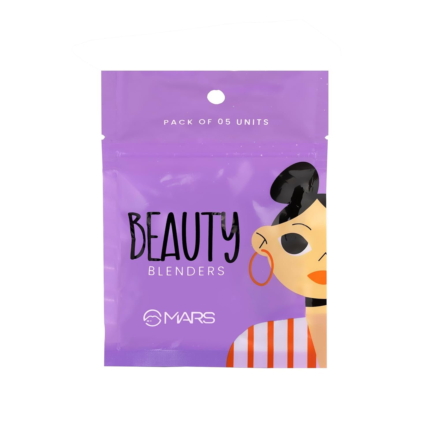 MARS Mini Beauty Blenders for Makeup | Flawless Versatile Usage | Precise & Effortless Blending | Travel-Friendly | Easy to Clean | Professional Results (Pack of 5)