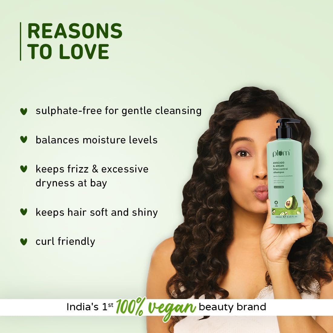 Plum Avocado & Argan Frizz Control Shampoo and Conditioner