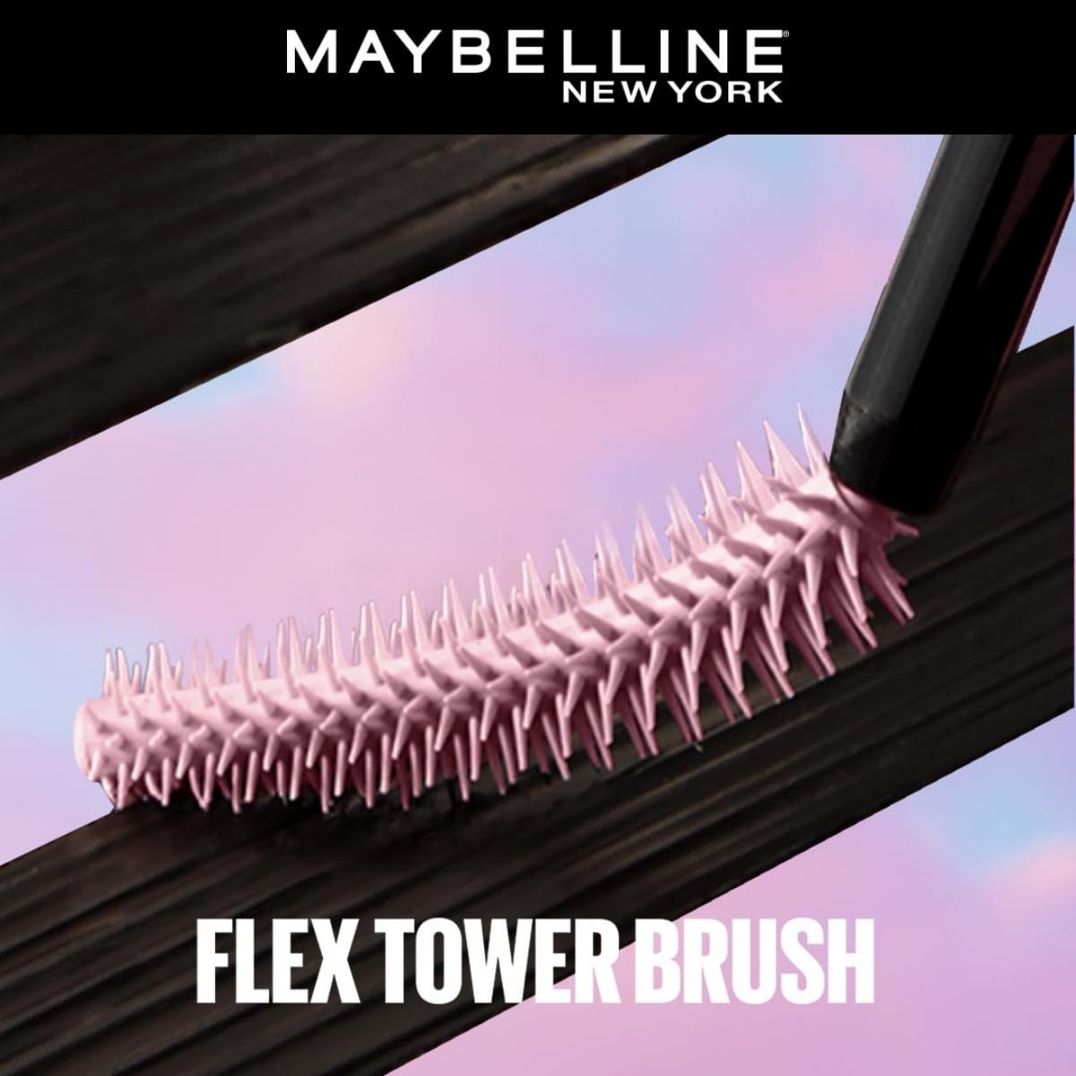 Maybelline New York Lash Sensational Sky High Mascara, Very Black, Lengthening and Volumizing Mascara With Bamboo Extract & Fibres, Ophthalmologist tested and Waterproof | 6ml - Image 3