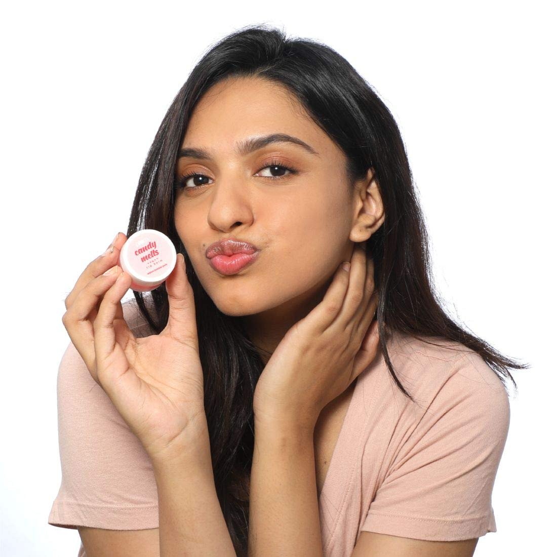 Plum Candy Melts Vegan Lip Balm | Melon Bubble-Yum | Natural UV Protection | Ultra Moisturization | Added Shine | 100% Vegan | Paraben Free | 12g - Image 2