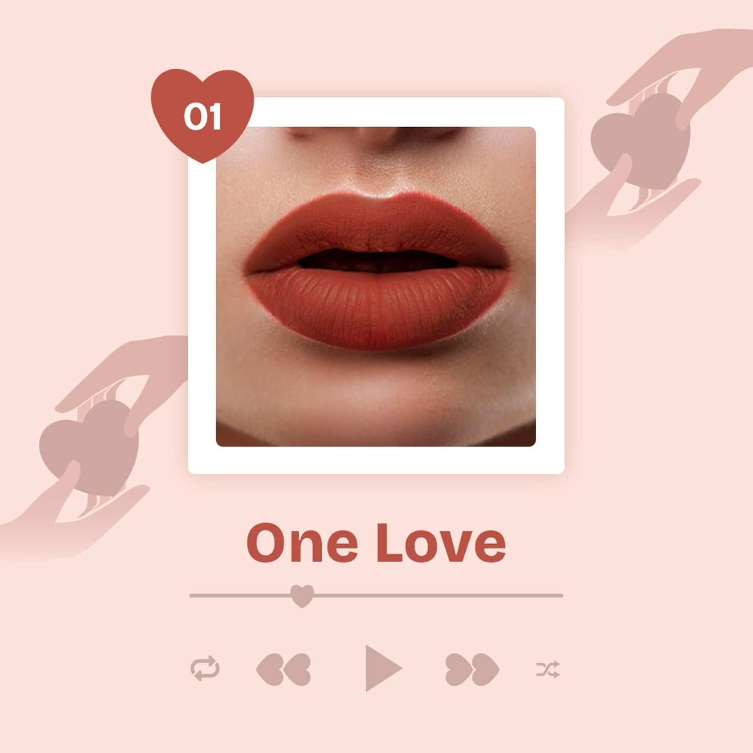 MARS Love Track Velvet Lip Tint (2.8ml) (ONE LOVE) | Velvet Matte Finish | Non-Sticky & Lightweight | Highly Pigmented | Comfortable Wear