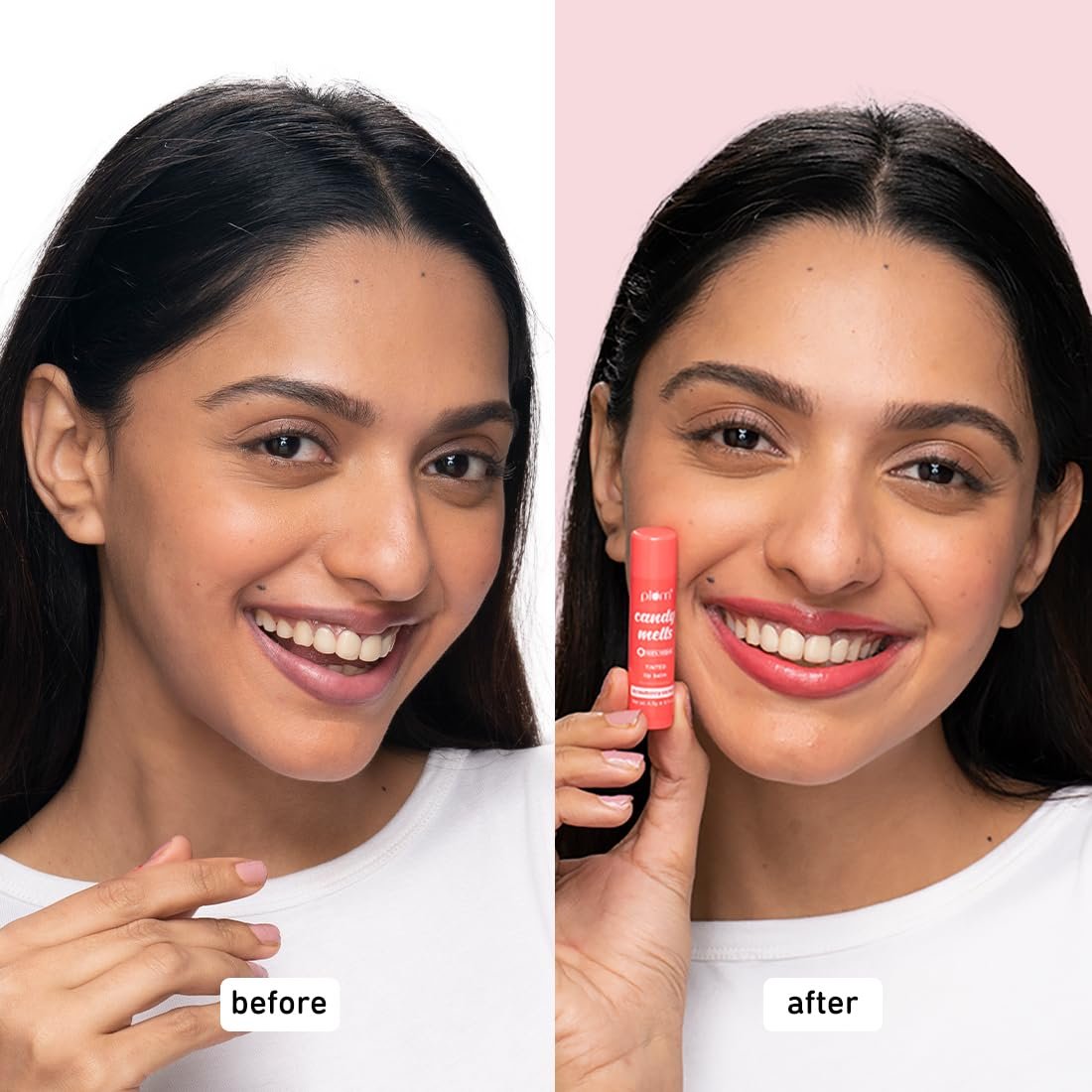 Plum Candy Melts Strawberry Sorbet Tinted Lip Balm | Moisturizes & Nourishes | Hydrates Dry & Chapped Lips | 100% Vegan | 4.5g - Image 5