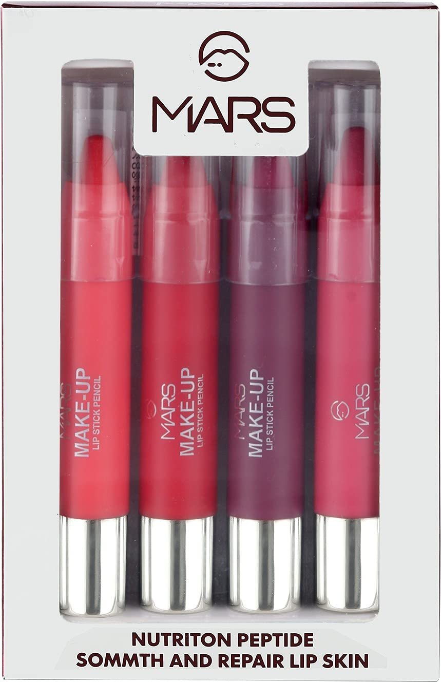 MARS Pigmented Matte Lipstick Pack of 4