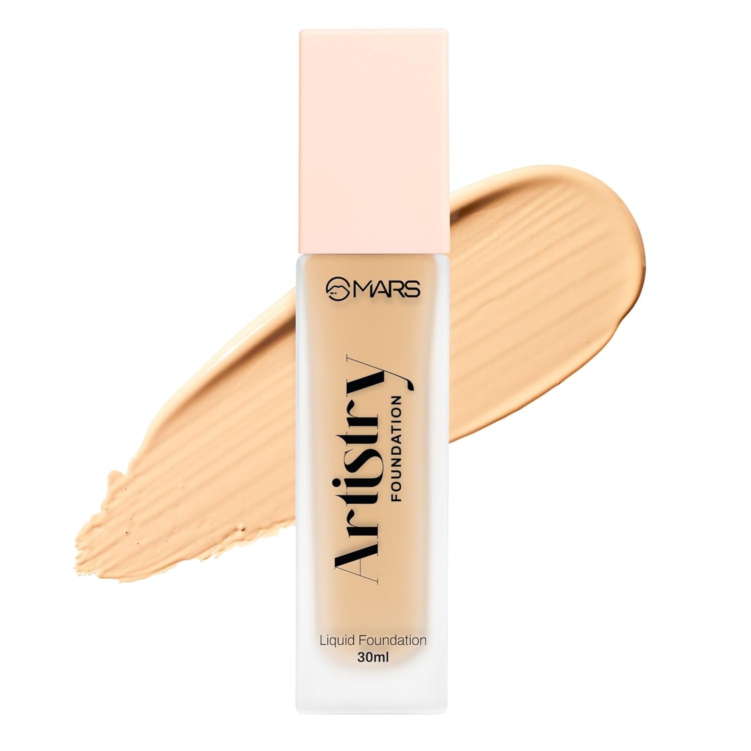 MARS Artistry Liquid Matte Foundation for Radiant Finish (30ml) (06-HONEY BEIGE) | Skincare Ingredients | Medium to High Coverage | Moisturizing | Long-Lasting & Lightweight Formula