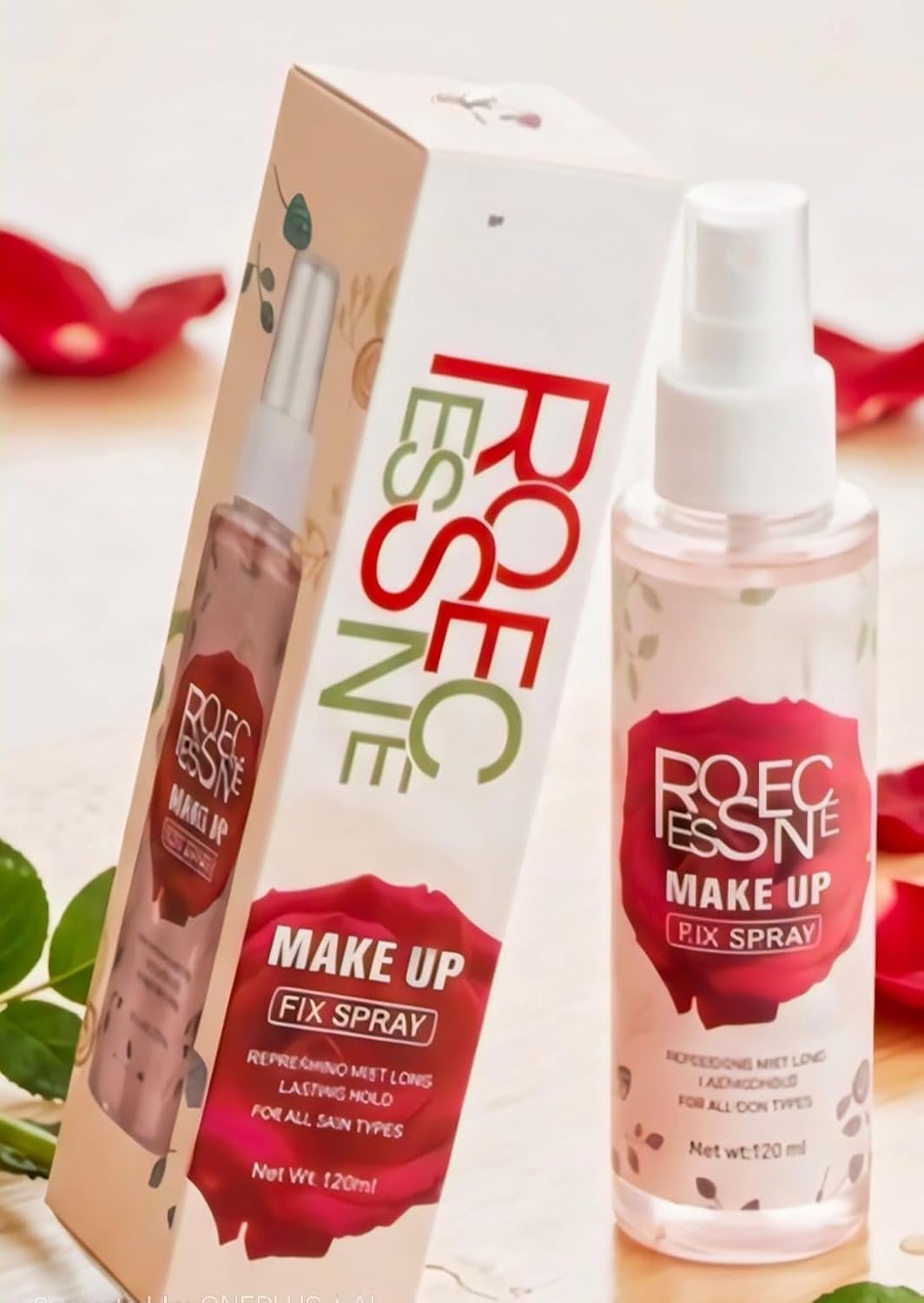 MARS Rose Essence Makeup Fix Spray, Makeup Fixer Spray,Rose Make up Fixing, Makeup Fixer,Multicolor, 120 ml
