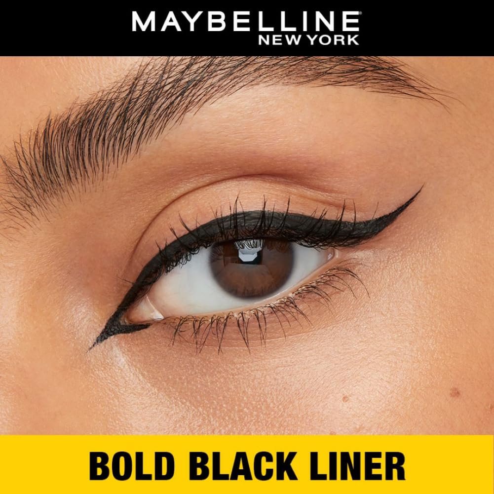 Maybelline New York Colossal Bold Liner - Black, smudge-proof and water-proof Long-lasting eyeliner. Maybelline New York Colossal Bold and dark eyeliner is for everyday use | 3ml - Image 2