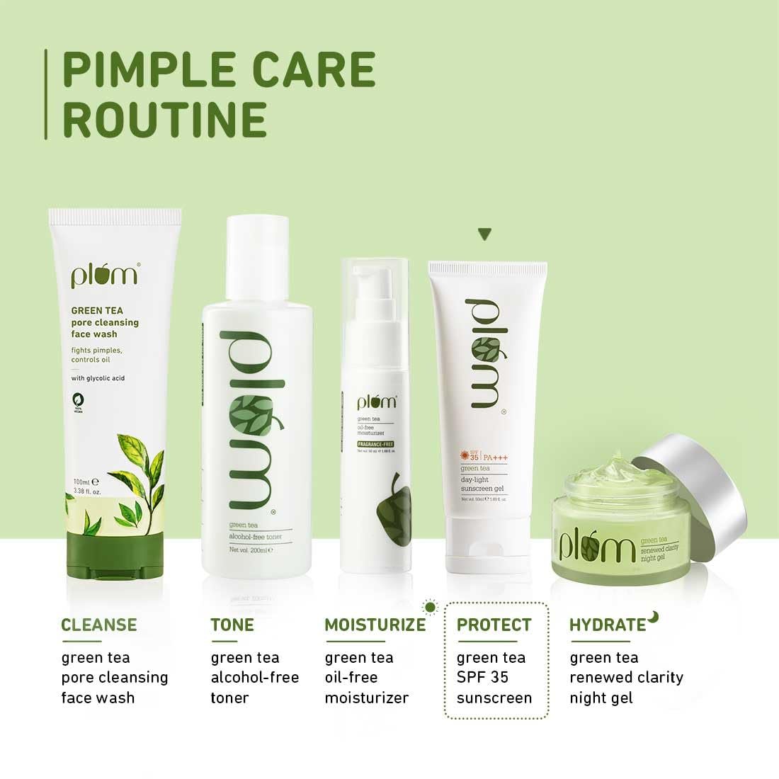 Plum Green Tea Day-Light Sunscreen Spf 35 Pa+++, 50 ml, for Oily & Ance Prone Skin, Vegan Skin Care - Image 7
