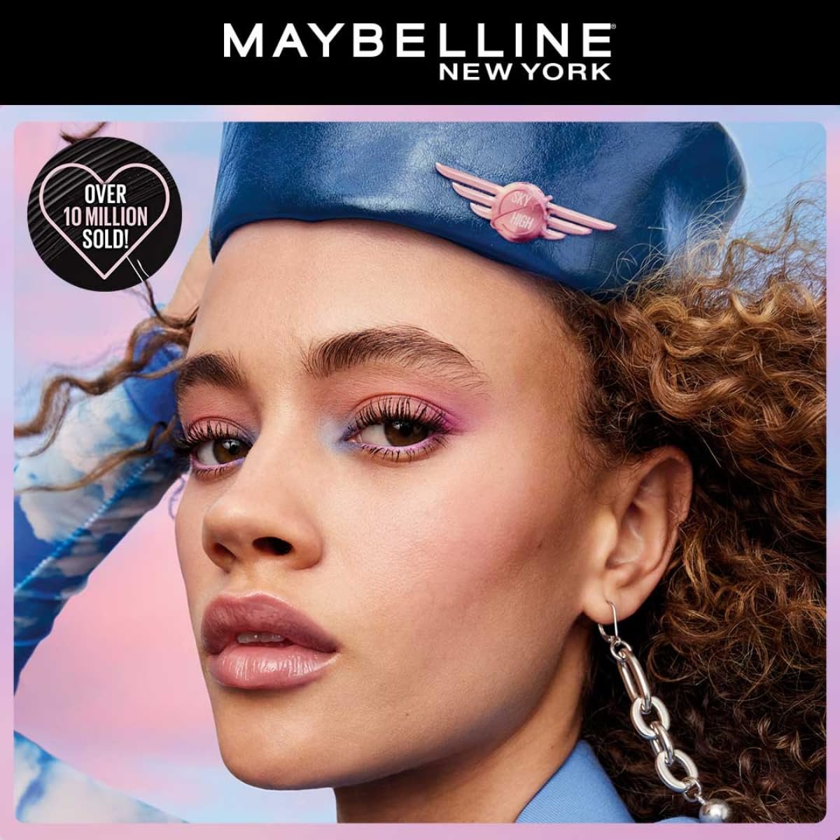 Maybelline New York Lash Sensational Sky High Mascara, Very Black, Lengthening and Volumizing Mascara With Bamboo Extract & Fibres, Ophthalmologist tested and Waterproof | 6ml - Image 4