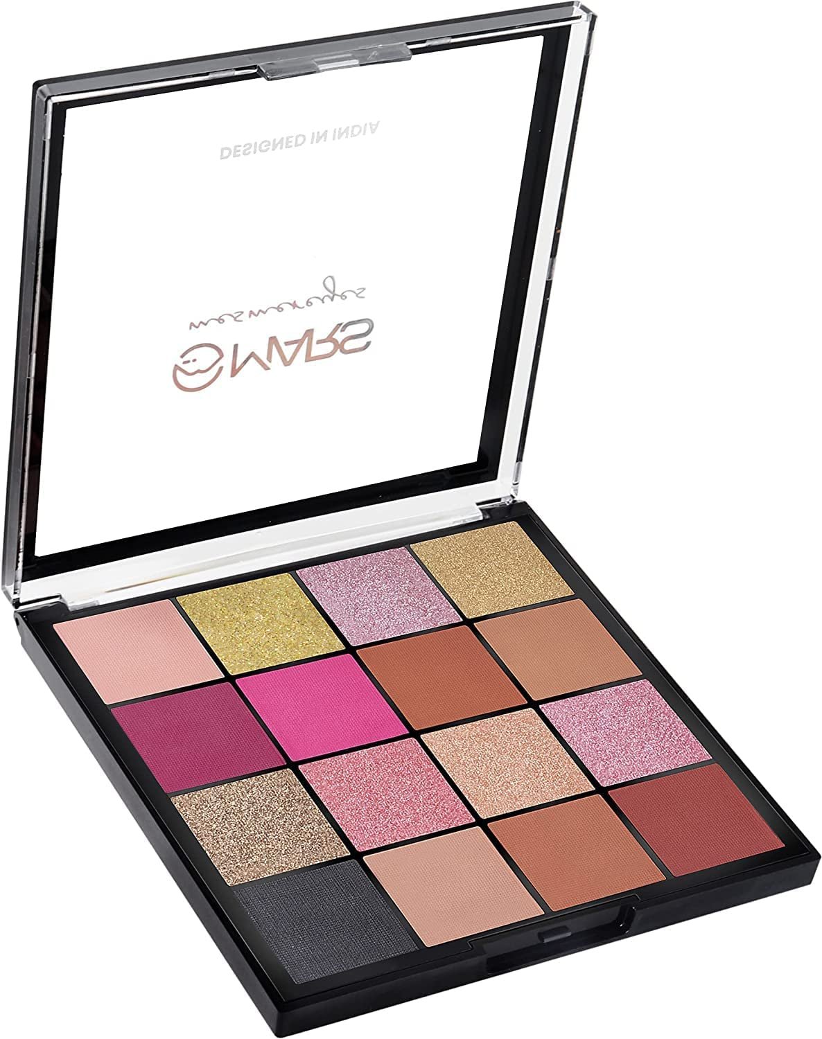 MARS Highly Pigmented Mesmereyes Smoky Eyes, 16-Color Eyeshadow Palette | Multicolor | Matte Finish | Shimmery Eye Shadow Palette - Image 4