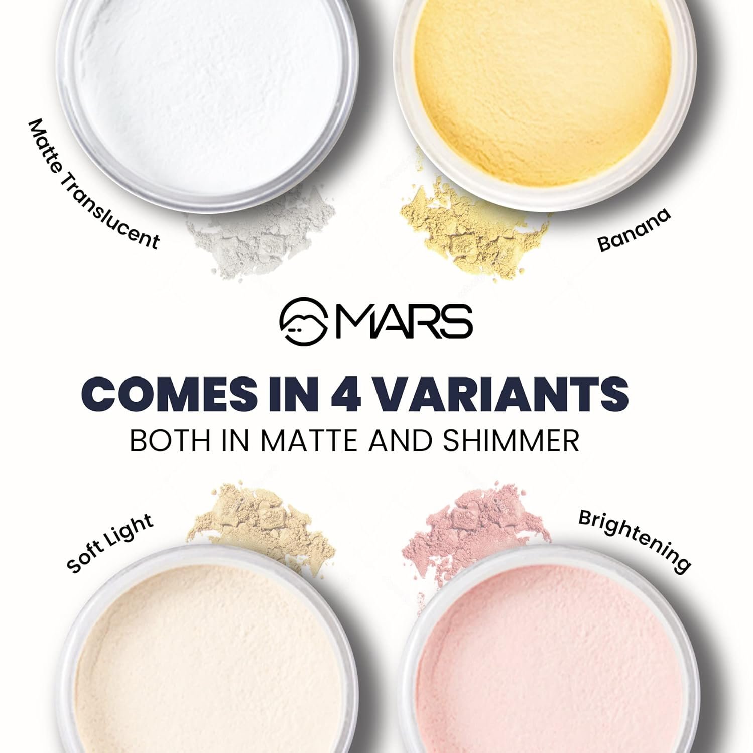 MARS Trend Setting Loose Powder (8.0 gm) (02-BANANA) | Controls Excess Oil | Ultra-Fine Texture | Lightweight | Blends Effortlessly | Long-Lasting Flawless Finish Powder - Image 4